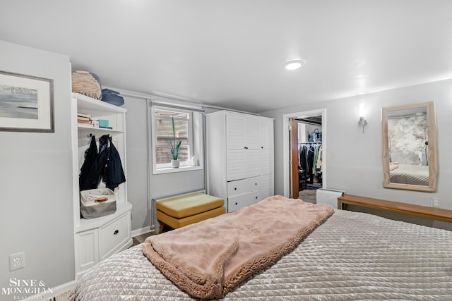 1389 Bedford Rd, Grosse Pointe Park, MI 48230 - bedroom featuring baseboards and a walk in closet