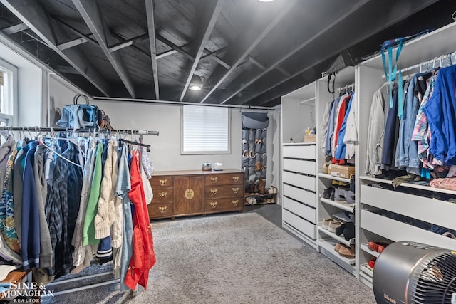 1389 Bedford Rd, Grosse Pointe Park, MI 48230 - walk in closet featuring carpet flooring