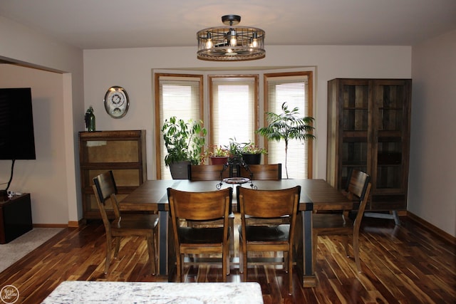 43980 Boulder Rd, Clinton Township, MI 48038 - dining area featuring plenty of natural light and dark wood-style floors
