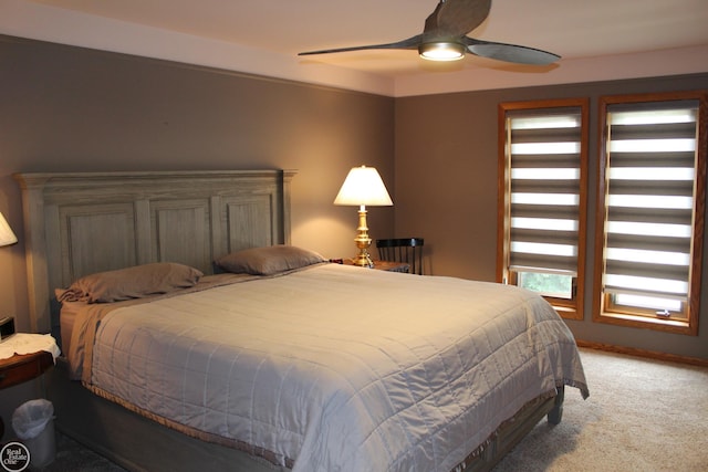 43980 Boulder Rd, Clinton Township, MI 48038 - bedroom featuring light carpet and ceiling fan