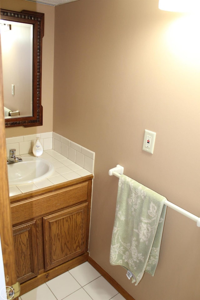 43980 Boulder Rd, Clinton Township, MI 48038 - bathroom featuring vanity and tile patterned floors