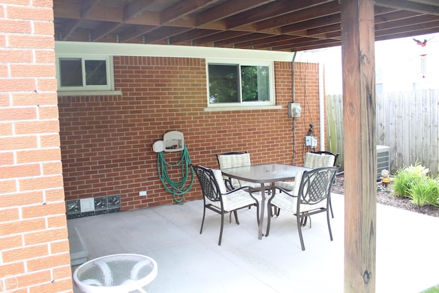 28117 Shock St, Saint Clair Shores, MI 48081 - view of patio featuring outdoor dining area