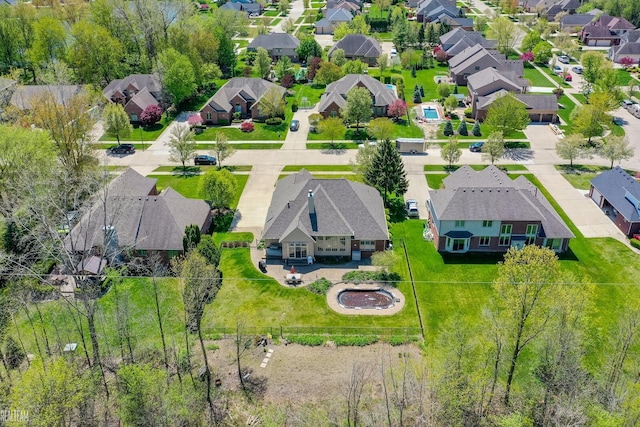 14329 Barton Dr, Washington Twp, MI 48094 - aerial perspective of suburban area