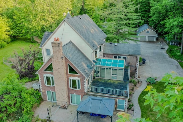 61801 Cetnor Ct, Washington, MI 48094 - view of subject property with a forest