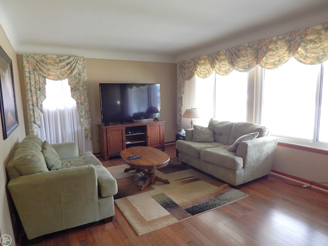 8508 Darlene St, Warren, MI 48093 - living area with wood finished floors
