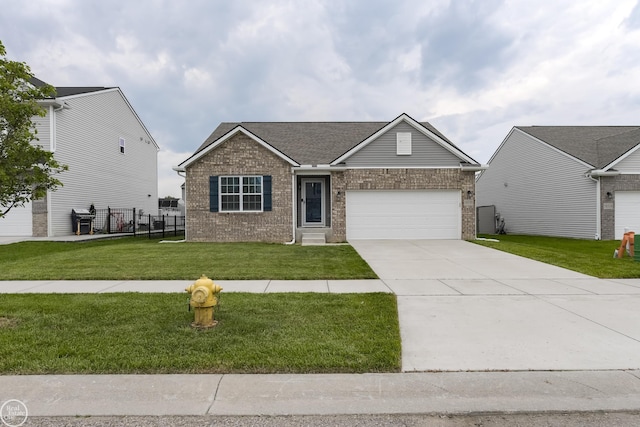 58530 Westmoore Cir, New Haven, MI 48048 - ranch-style home with brick siding, driveway, and an attached garage