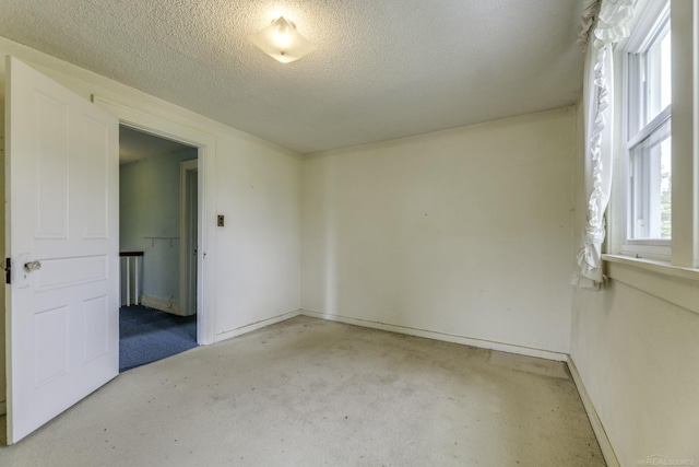 6410 Sheridan Line Rd, Croswell, MI 48422 - carpeted spare room with a textured ceiling and baseboards