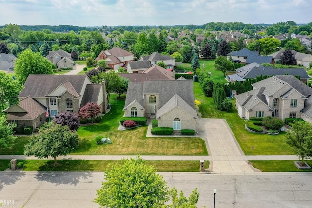 14060 Wayford Run, Shelby Twp, MI 48315 - aerial perspective of suburban area