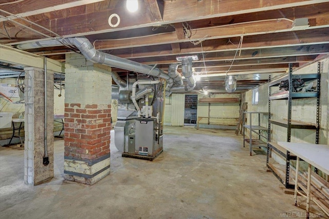 79050 Capac Rd, Armada, MI 48005 - below grade area with heating unit