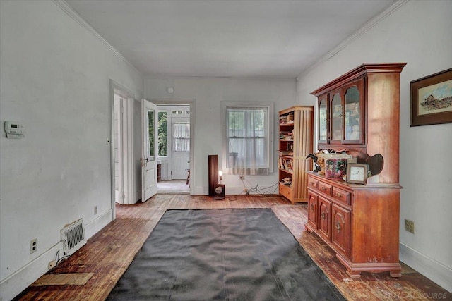 79050 Capac Rd, Armada, MI 48005 - foyer with wood finished floors and crown molding