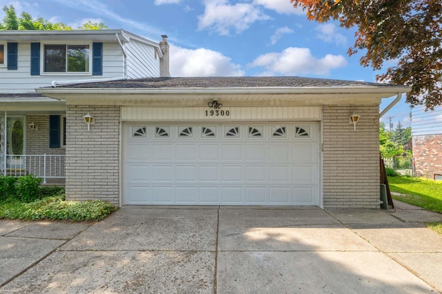 19300 Briarwood St, Clinton Township, MI 48036 - garage with driveway
