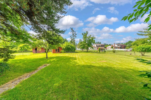 19300 Briarwood St, Clinton Township, MI 48036 - view of yard featuring an outbuilding