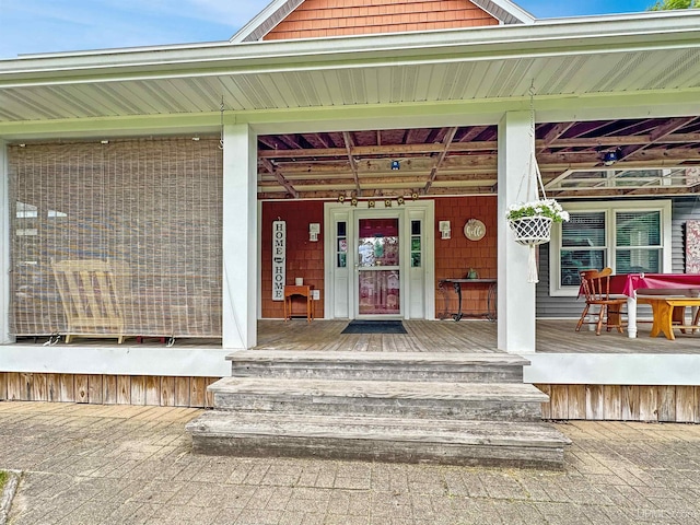 8302 W Burntwood P.15 Dr, Gladstone, MI 49837 - property entrance featuring a porch