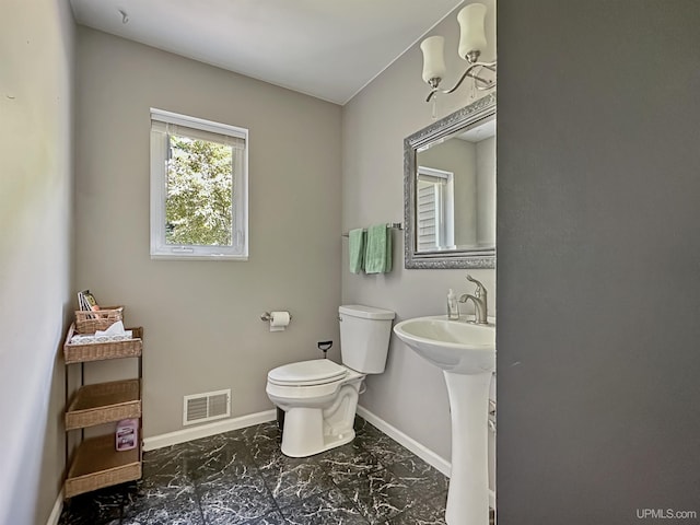 8302 W Burntwood P.15 Dr, Gladstone, MI 49837 - bathroom with marble finish flooring and baseboards