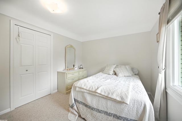 5350 Fieldcrest Dr, Shelby Twp, MI 48316 - bedroom featuring light colored carpet and a closet