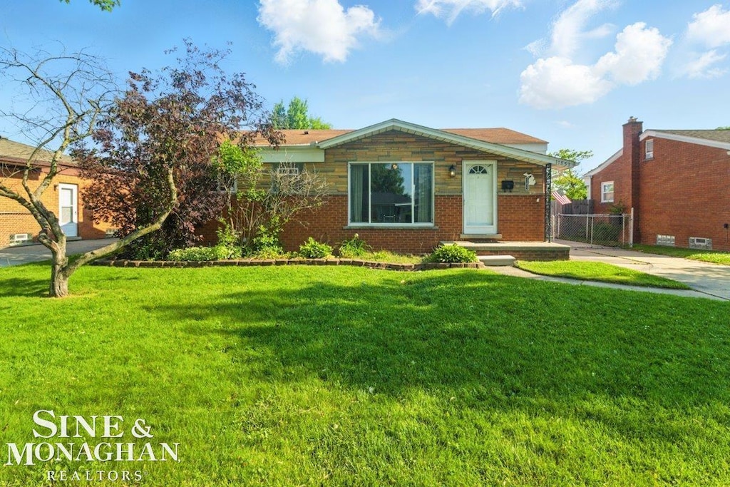 11853 Engleman Rd, Warren, MI 48089 - view of front of home with brick siding