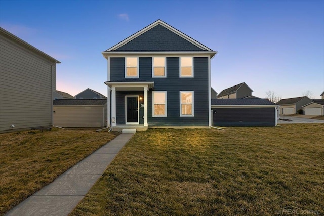 1718 W 12 Mile Rd, Royal Oak, MI 48073 - view of front of house featuring a front lawn