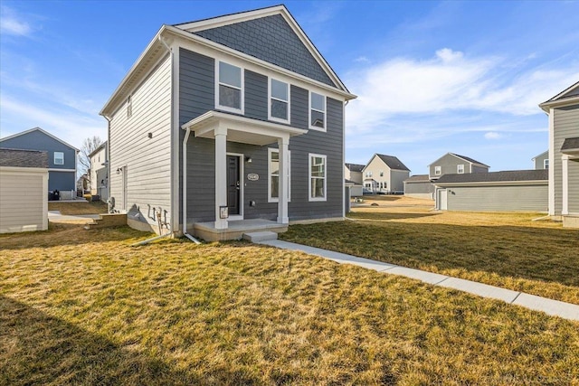 1718 W 12 Mile Rd, Royal Oak, MI 48073 - view of front facade with a front yard and a residential view