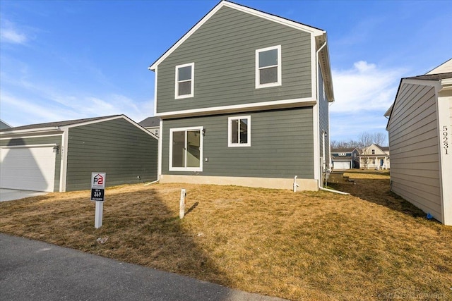 1718 W 12 Mile Rd, Royal Oak, MI 48073 - view of front of house featuring a garage and a front yard