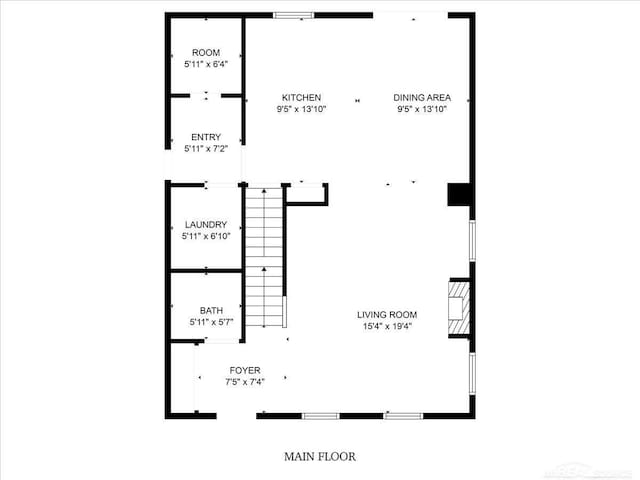 1718 W 12 Mile Rd, Royal Oak, MI 48073 - view of room layout