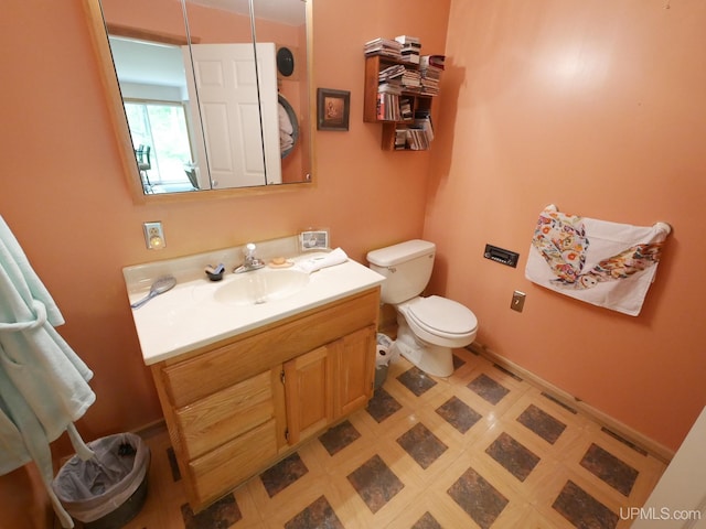 2004 Hunters Ln, Houghton, MI 49931 - bathroom featuring vanity and tile patterned floors