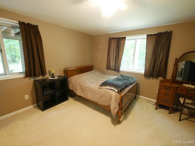 2004 Hunters Ln, Houghton, MI 49931 - bedroom with light colored carpet and baseboards