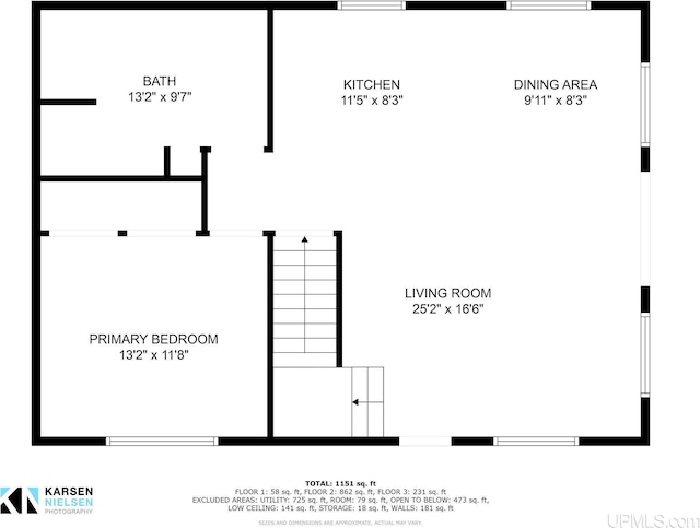 14038 24.5 Ln, Rapid River, MI 49878 - view of room layout