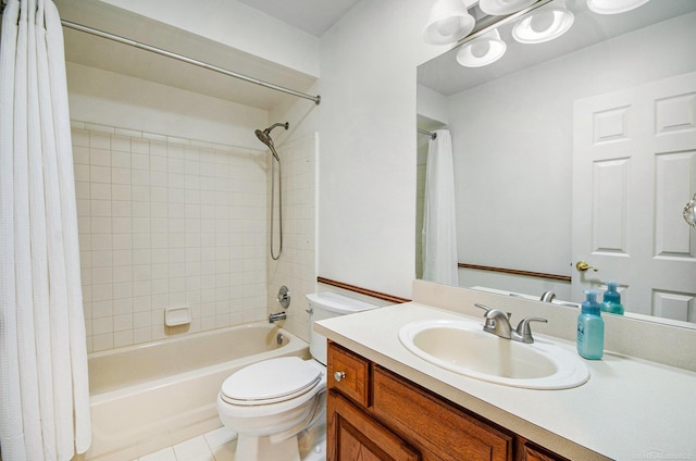 24781 Camille St, Harrison Twp, MI 48045 - full bathroom with shower / bath combo with shower curtain and vanity