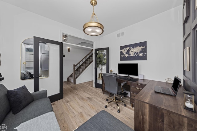 54877 Camden Ct, Shelby Twp, MI 48316 - office space with light wood-type flooring