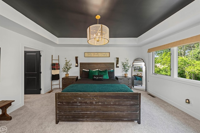 54877 Camden Ct, Shelby Twp, MI 48316 - carpeted bedroom with a tray ceiling