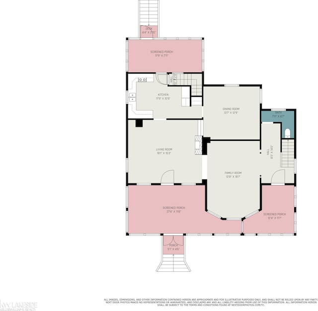 1520 S Channel Dr, Harsens Island, MI 48028 - view of floor plan / room layout