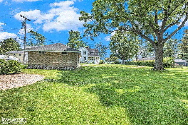 1520 S Channel Dr, Harsens Island, MI 48028 - view of green lawn