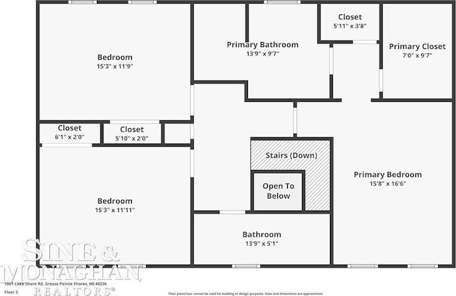 1001 Lake Shore Rd, Grosse Pointe Shores, MI 48236 - view of room layout