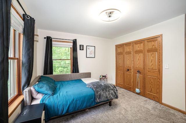 6242 N Geneva Rd, Coleman, MI 48618 - carpeted bedroom featuring a closet