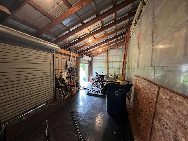 6242 N Geneva Rd, Coleman, MI 48618 - view of garage