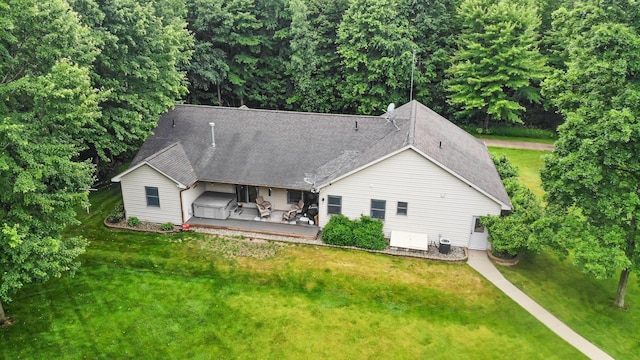 6242 N Geneva Rd, Coleman, MI 48618 - view from above of property