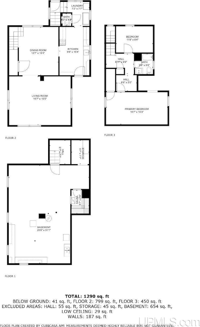 206 Cherry St, Munising, MI 49862 - view of home floor plan