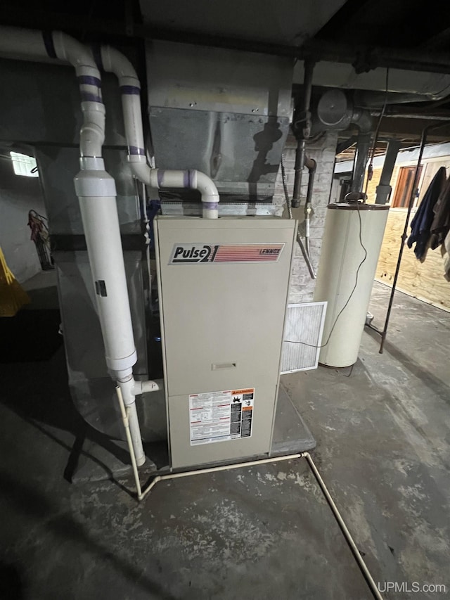 206 Cherry St, Munising, MI 49862 - utilities with water heater