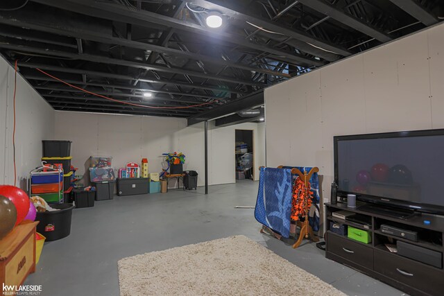 56798 Winding Creek Dr, Macomb, MI 48042 - view of unfinished basement