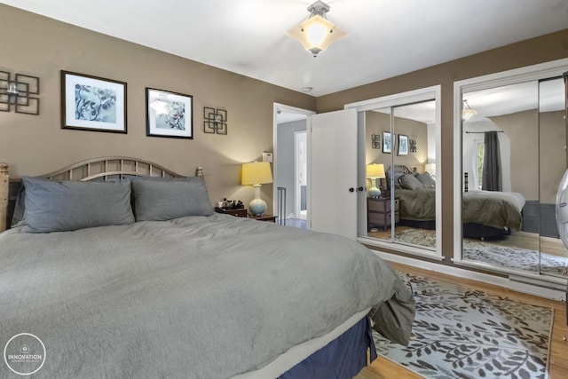 35727 Elm St, Wayne, MI 48184 - bedroom featuring multiple closets and wood finished floors
