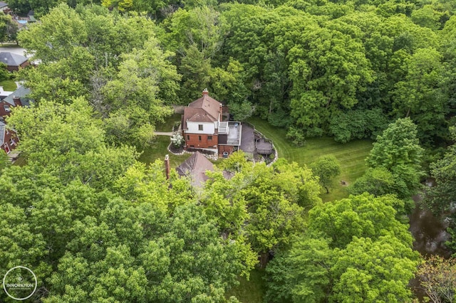 35727 Elm St, Wayne, MI 48184 - view from above of property featuring a forest