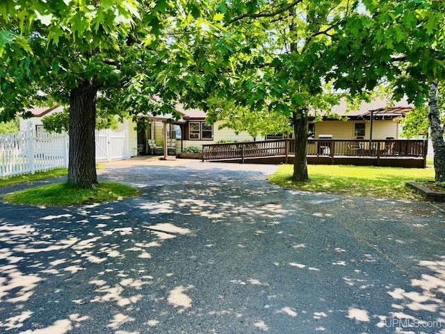 292 Chestnut St, Kingsford, MI 49802 - view of asphalt driveway
