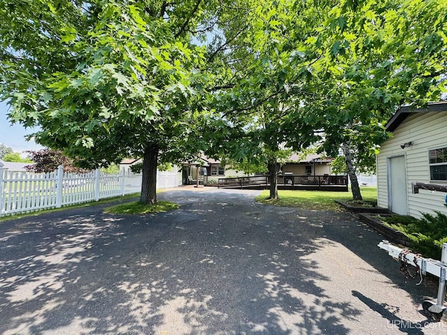 292 Chestnut St, Kingsford, MI 49802 - view of asphalt driveway