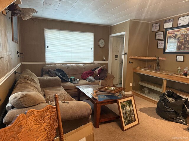 E2903 H44 Rd, Traunik, MI 49891 - living area featuring carpet floors