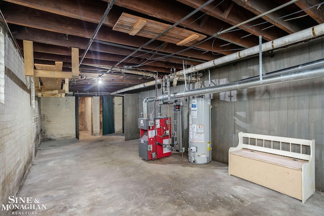 1258-1260 Lakepointe St, Grosse Pointe, MI 48230 - unfinished below grade area featuring water heater
