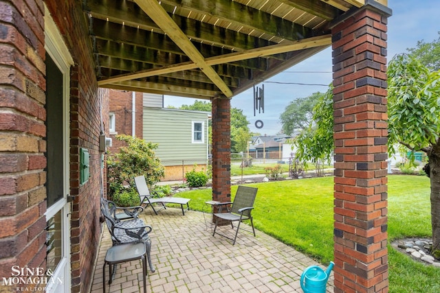 1258-1260 Lakepointe St, Grosse Pointe, MI 48230 - view of patio