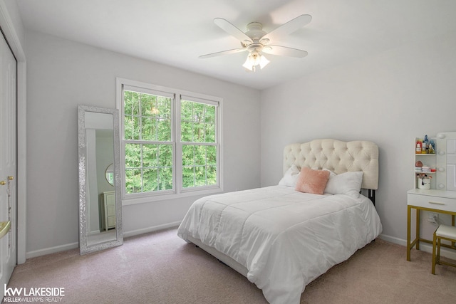 25986 Glenmoor St, Novi, MI 48374 - bedroom with carpet flooring and ceiling fan