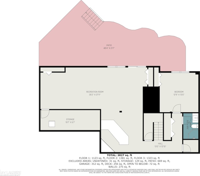 25986 Glenmoor St, Novi, MI 48374 - view of floor plan / room layout