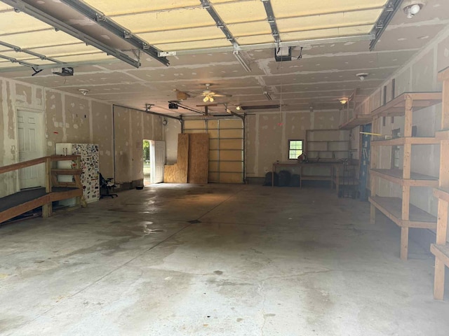 876 N Sanford Ln, Au Gres, MI 48703 - garage with a garage door opener