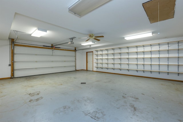 3833 Hermansau Rd, Saginaw, MI 48603 - garage with a garage door opener